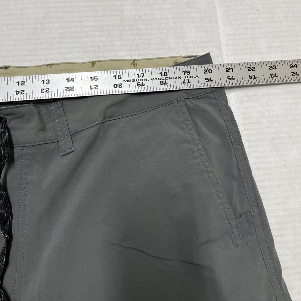 Patagonia Board Shorts Mens‎ 40 Gray Worn Wear Drawstring Swim Trunks Pockets - Picture 10 of 15